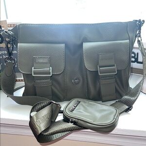 Steve Madden Olive Green Crossbody Bag